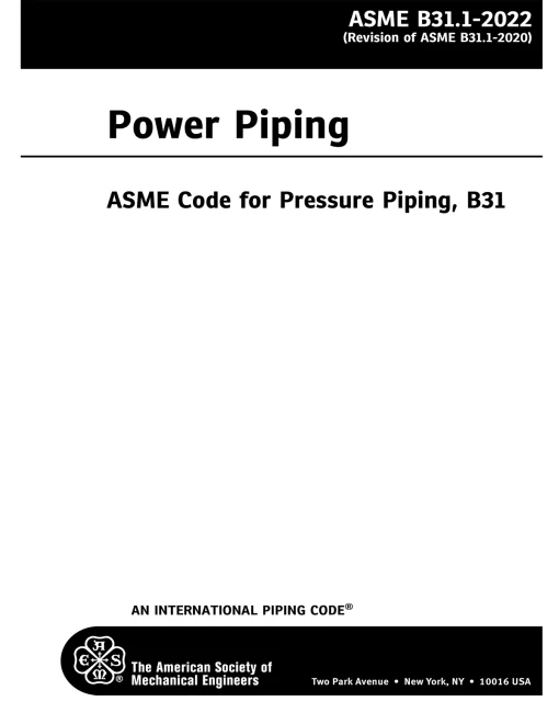 ASME B31.1-2022 pdf