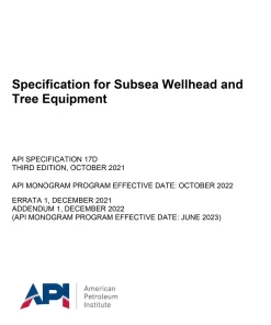 API Specification 17D Third Edition 2021 PDF