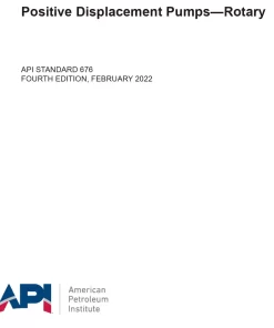 API Standard 676 Fourth Edition PDF