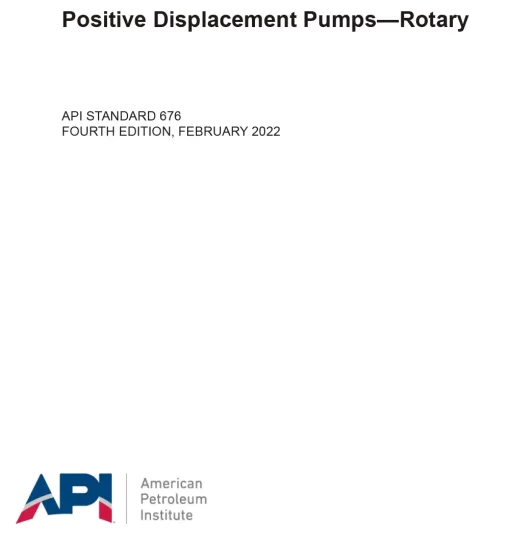 API Standard 676 Fourth Edition PDF