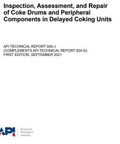 API Technical Report 934-J First Edition PDF