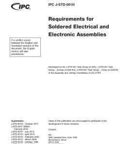 IPC J-STD-001H-2020 pdf