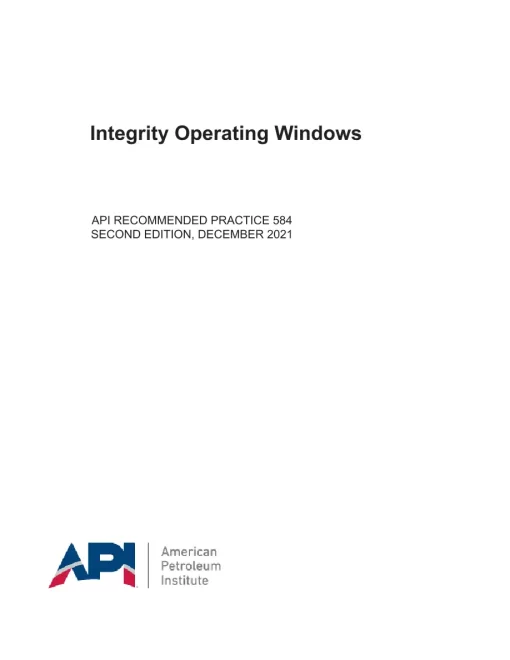API RP 584 Second Edition pdf