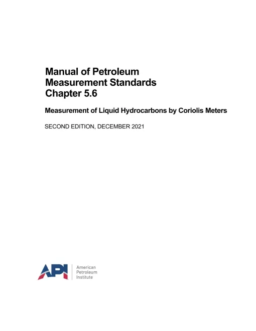 API MPMS Chapter 5.6 Second Edition pdf