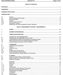 SAE AS9100D standard pdf pdf