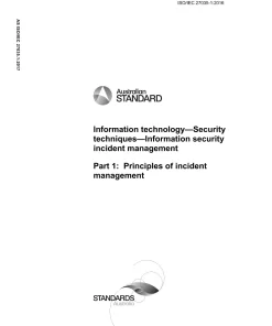 AS ISO/IEC 27035.1:2017 pdf