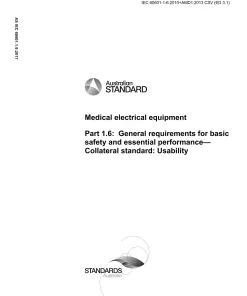 AS IEC 60601.1.6:2017 pdf