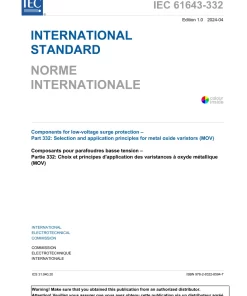 IEC 61643-332 Ed. 1.0 b:2024 pdf