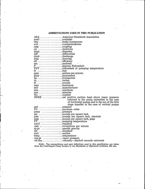 API Standard 610 First Edition 1954 pdf