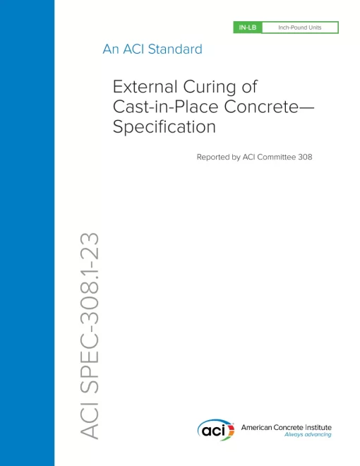 ACI SPEC-308.1-23 pdf