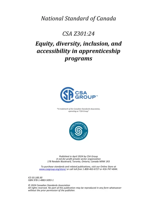 CSA Z301:24 pdf