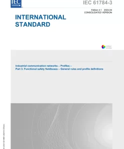 IEC 61784-3 Ed. 4.1 en:2024 pdf