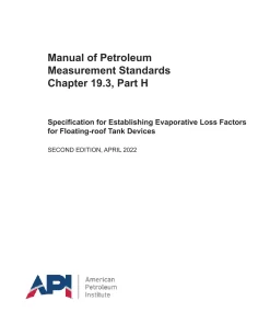 API MPMS Chapter 19.3, Part H pdf