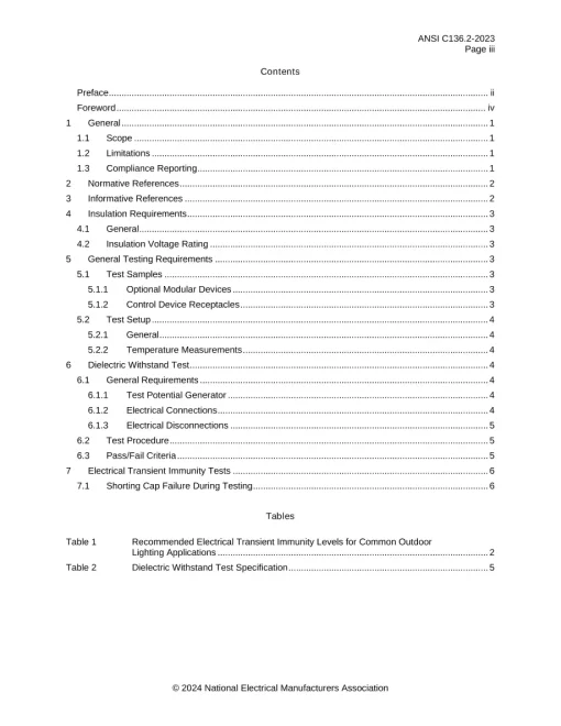 ANSI C136.2-2023 pdf