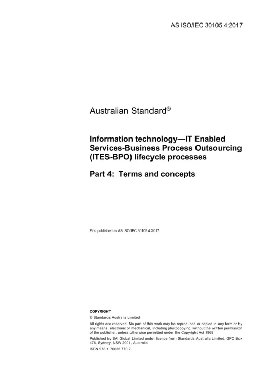 AS ISO/IEC 30105.4:2017 pdf