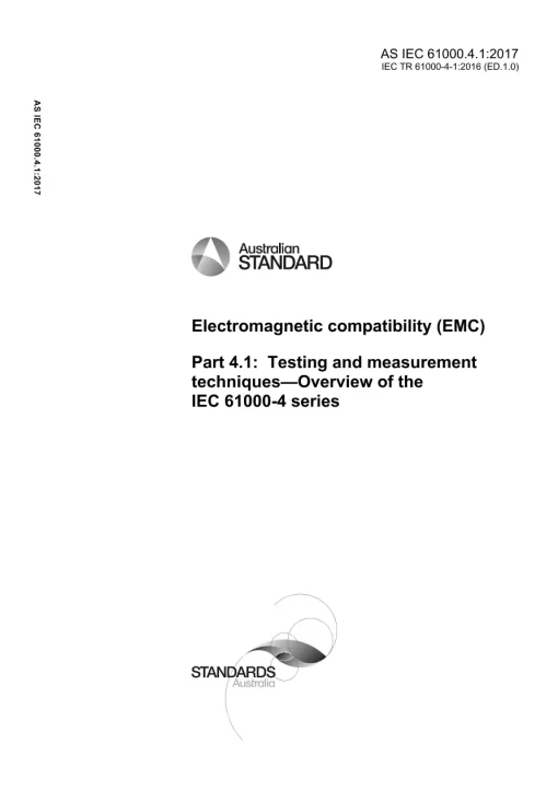 AS IEC 61000.4.1:2017 pdf