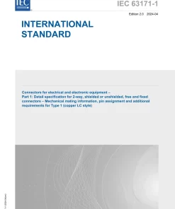 IEC 63171-1 Ed. 2.0 en:2024 pdf