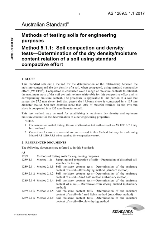 AS 1289.5.1.1:2017 pdf