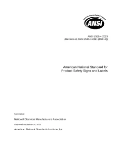 ANSI Z535.4-2023 pdf