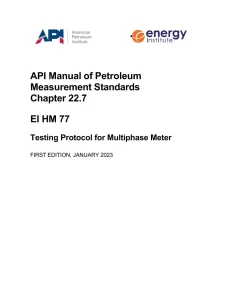 API MPMS Chapter 22.7 pdf