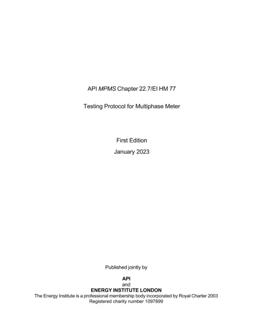 API MPMS Chapter 22.7 pdf