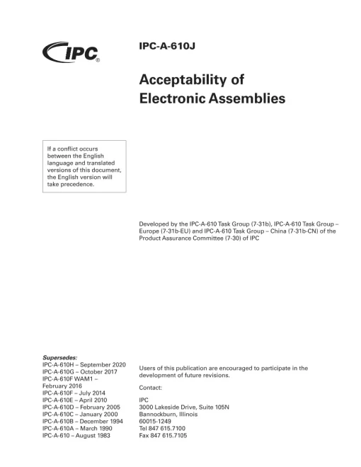 IPC A-610J-2024 pdf