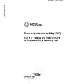 AS IEC 61000.4.5:2017 pdf