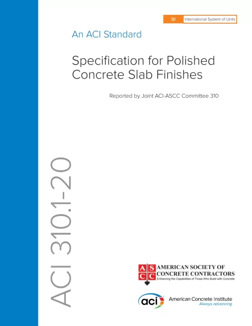 ACI 310.1-20 (SI) pdf