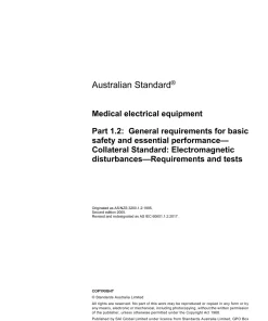 AS IEC 60601.1.2:2017 pdf