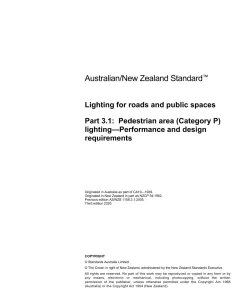 AS/NZS 1158.3.1:2020 pdf