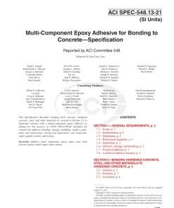 ACI SPEC-548.13M-21 pdf