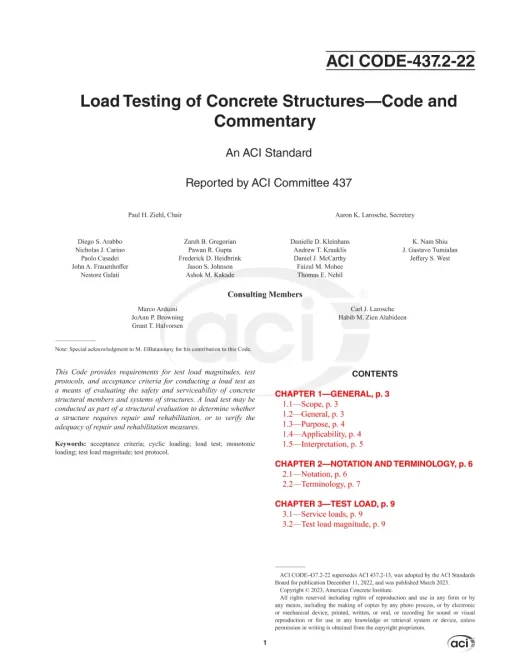 ACI CODE-437.2-22 pdf