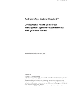 AS/NZS ISO 45001:2018 pdf