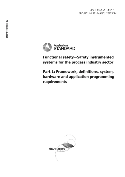 AS IEC 61511.1:2018 pdf