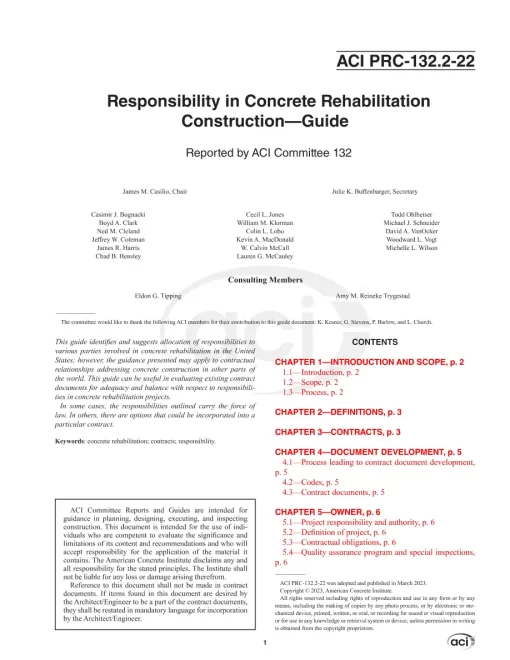 ACI PRC-132.2-22 pdf