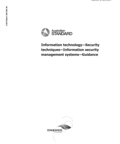 AS ISO/IEC 27003:2017 pdf