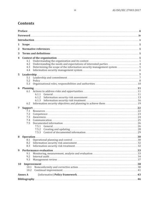 AS ISO/IEC 27003:2017 pdf