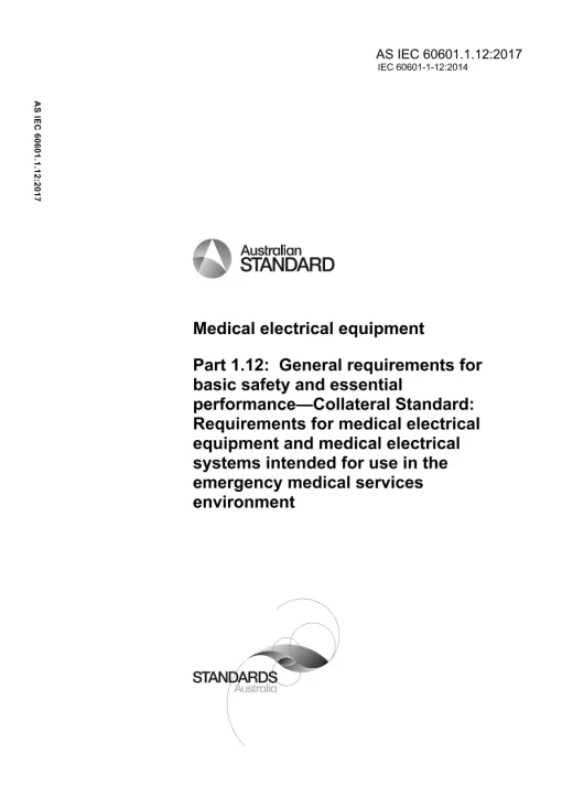 AS IEC 60601.1.12:2017 pdf