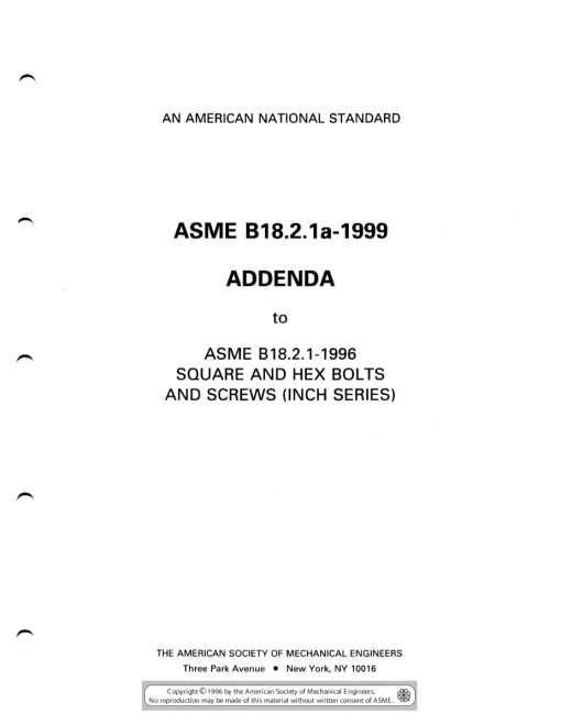 ASME B18.2.1-1996 (R2005) pdf