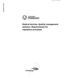 AS ISO 13485:2017 pdf