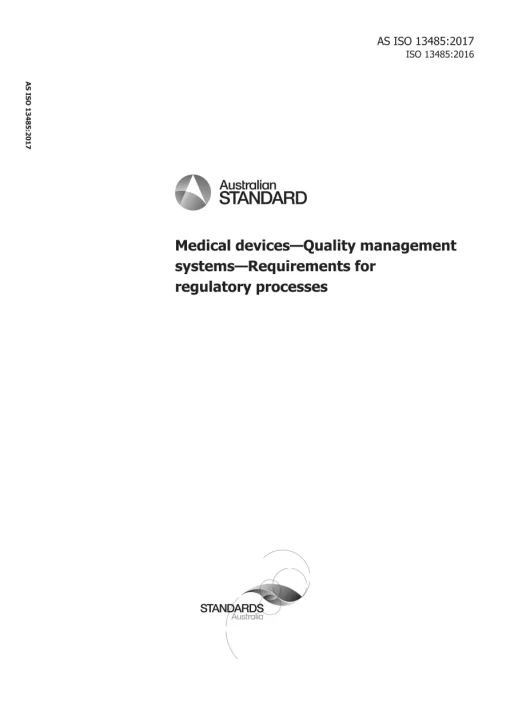 AS ISO 13485:2017 pdf