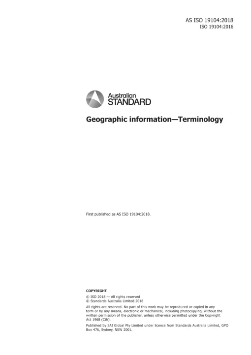 AS ISO 19104:2018 pdf