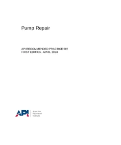 API RP 697 First Edition 2023 PDF