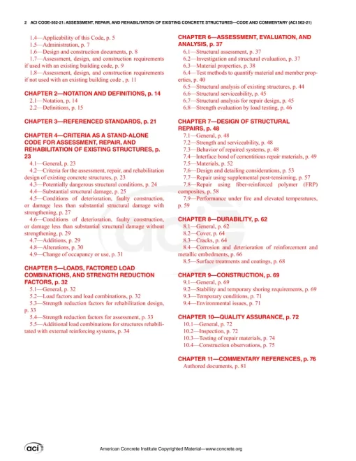 ACI CODE-562M-21 pdf