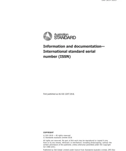 AS ISO 3297:2018 pdf