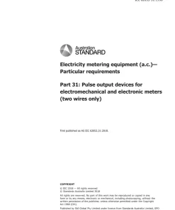 AS IEC 62053.31:2018 pdf