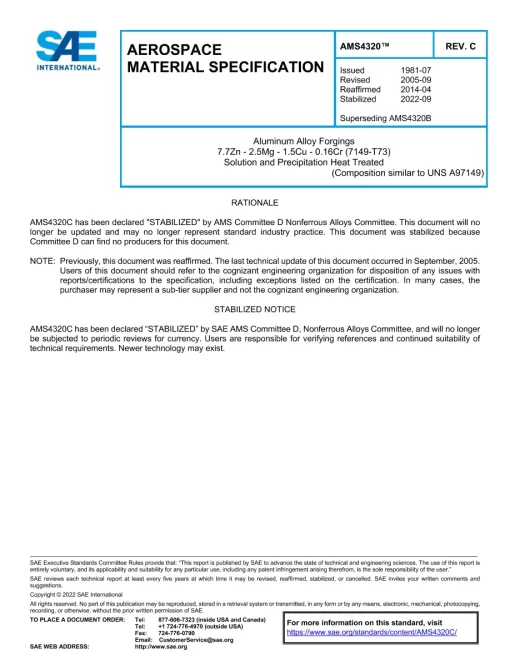 SAE AMS4320C pdf