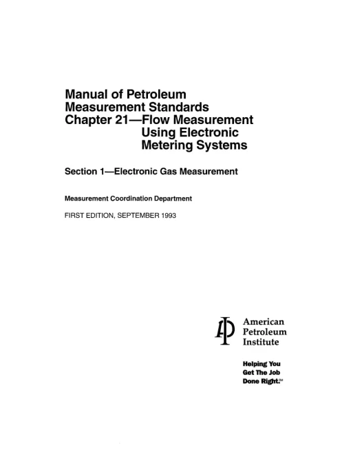 API MPMS Chapter 21.1 pdf