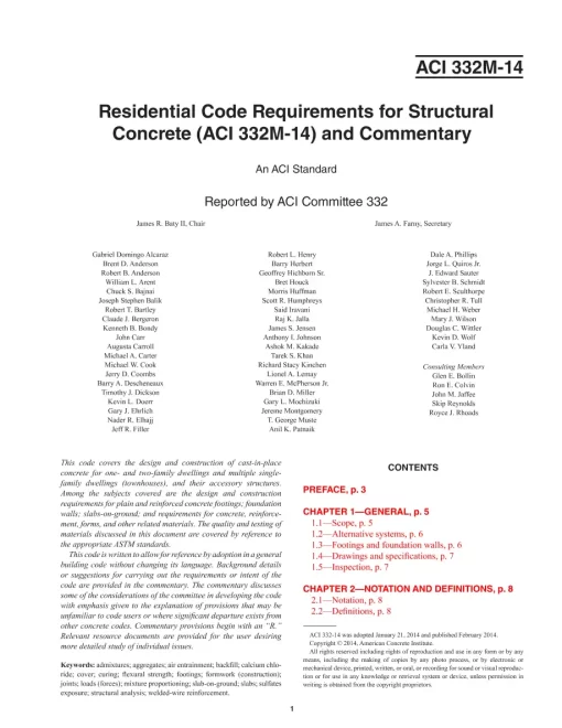 ACI 332M-14 pdf