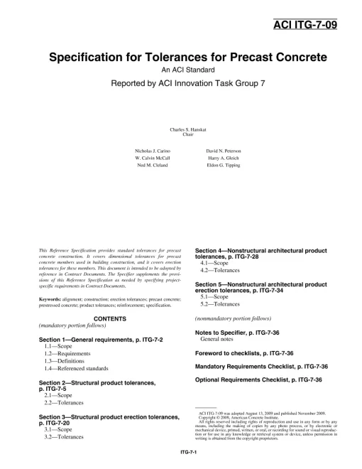 ACI ITG-7-09 pdf